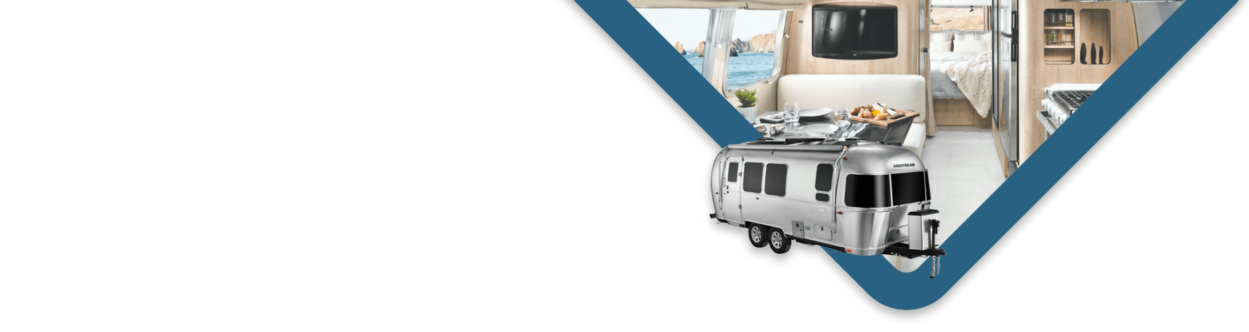 Airstream travel trailer